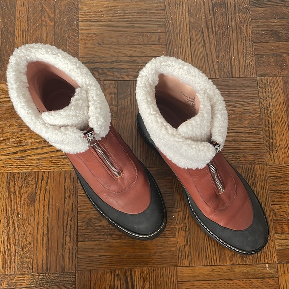 J. Crew Lug Sole Front Zip Boots - Picture 3 of 7